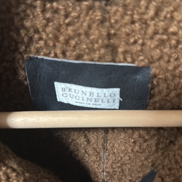 Brunello Cucinelli shearling-lined
Bomber Jacket - Picture 3 of 4